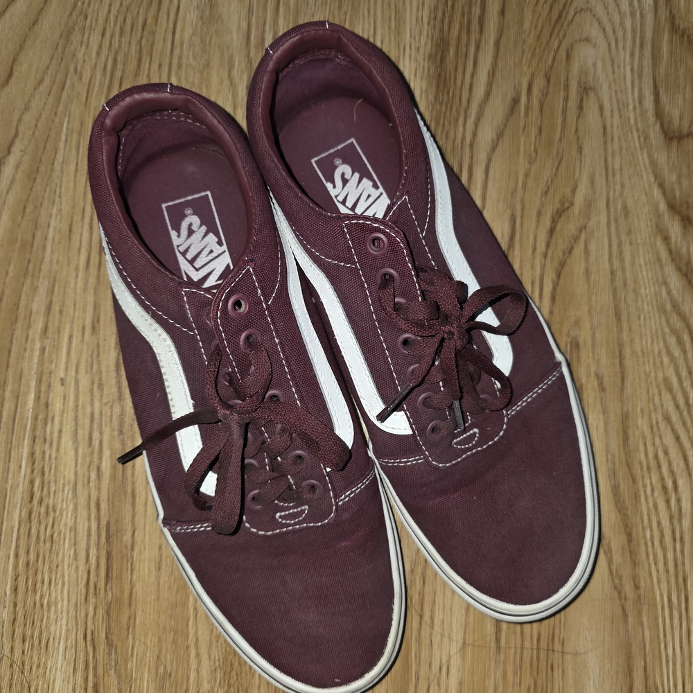 Vans Burgundy Sneakers